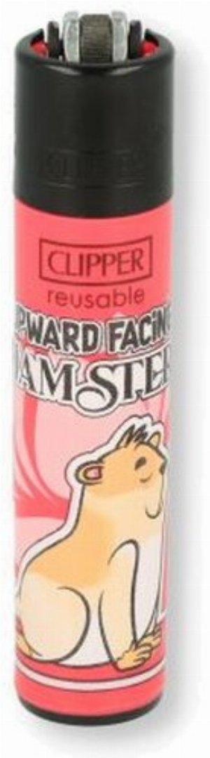 Clipper Gasfeuerzeug – Hamster-Motiv „Upward Facing