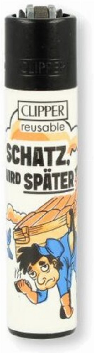 Clipper Gasfeuerzeug „Handwerker 3
