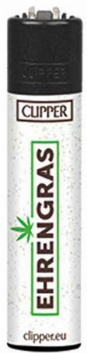 Clipper Gasfeuerzeug „Hanf + Gras