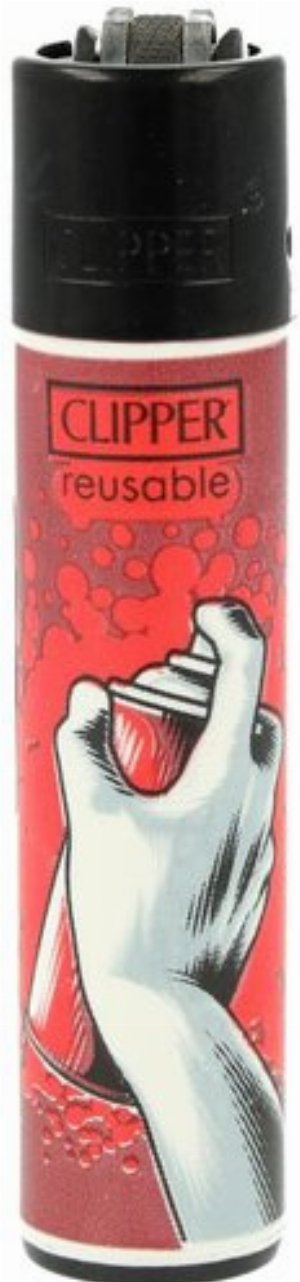 Clipper Nachfüllfeuerzeug – HipHop Elements „Spraydose