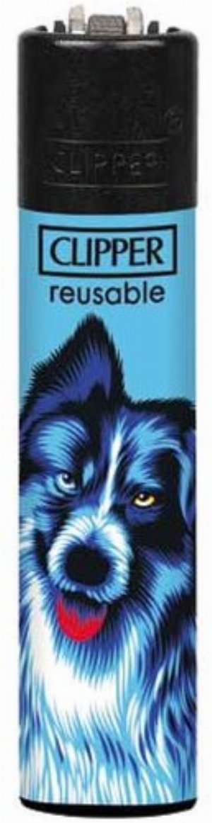 Clipper Gasfeuerzeug – Hunde-Motiv (3v4)