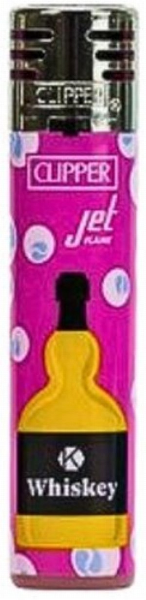 Clipper Jet-Flame Feuerzeug „Drinks & Life