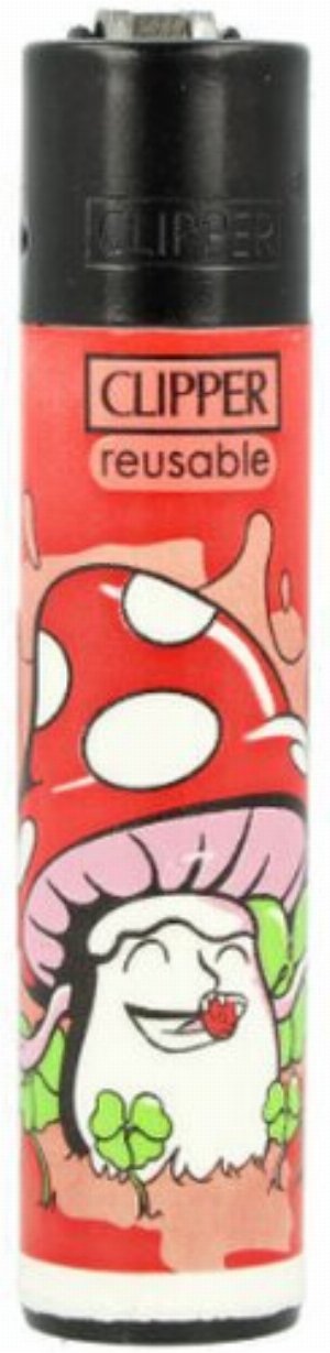 Clipper Gasfeuerzeug – Lucky-Edition „Lachender Pilz