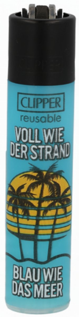 Clipper Feuerzeug – Edition Malle 3 „Palmen & Sonnenuntergang