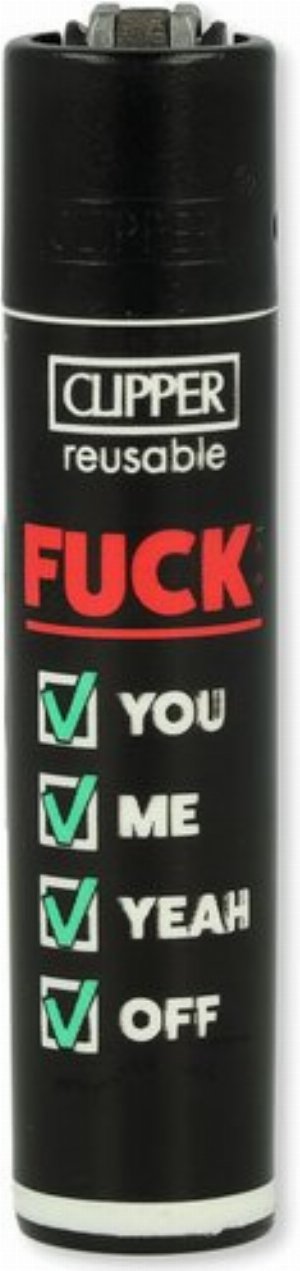 Clipper Gasfeuerzeug „Fuck Checklist