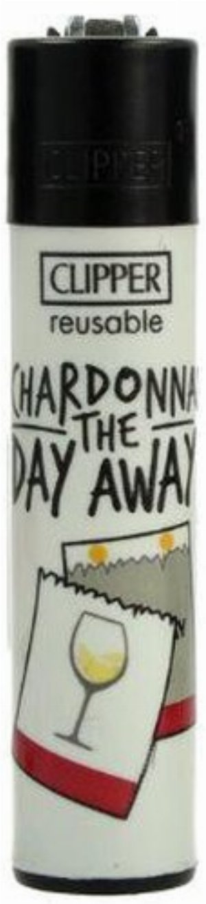 Clipper Gasfeuerzeug „Chardonnay The Day Away