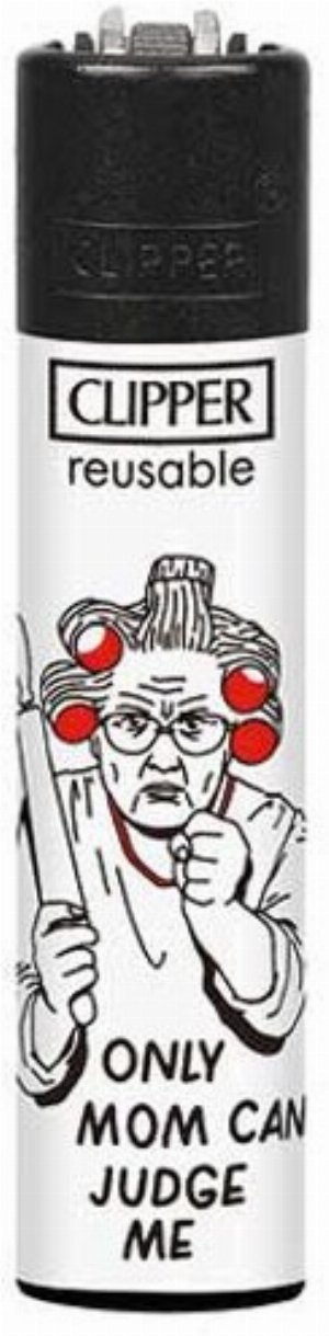 Clipper Gasfeuerzeug „Only Mom Can Judge Me