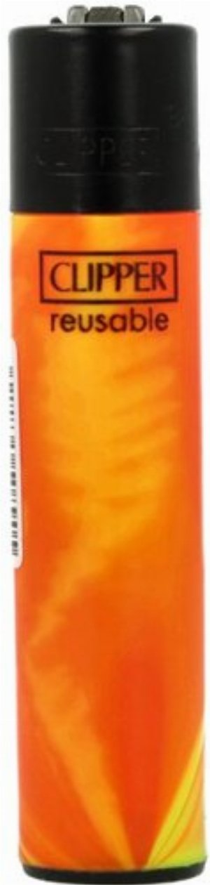 Clipper Nachfüllfeuerzeug – Nebula Mix 2 (2/4) in Orange-Gelb