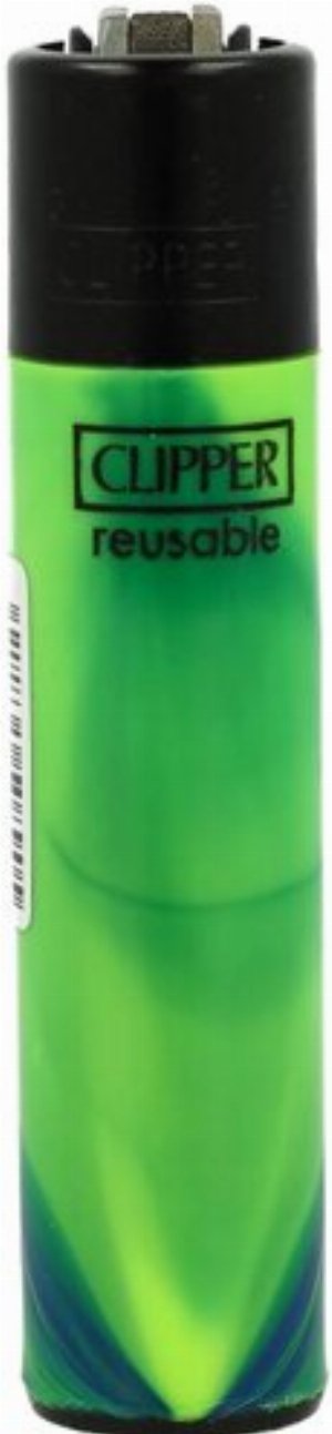 Clipper Gasfeuerzeug Nebula Mix 2 – Grün-Duo (4v4)