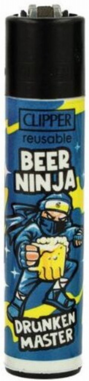 Clipper Gasfeuerzeug – Ninjas-Edition „Beer Ninja Drunken Master