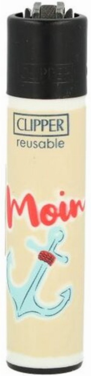 Clipper Gasfeuerzeug „Nordisch – Anker/Moin