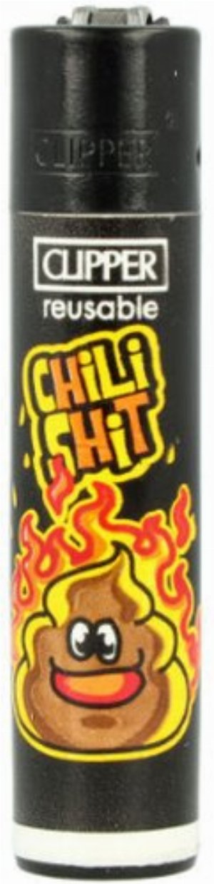 Clipper Gasfeuerzeug Poo 2 – „Chili Shit