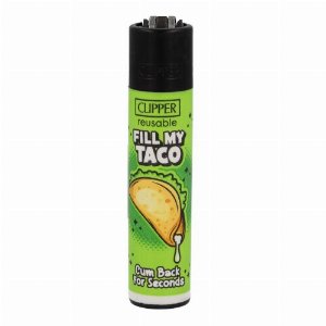 Clipper Feuerzeug „Fill my Taco