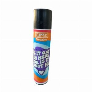Clipper Pride 2 Feuerzeug – „Is It Gay In Here Or Is It Just Me