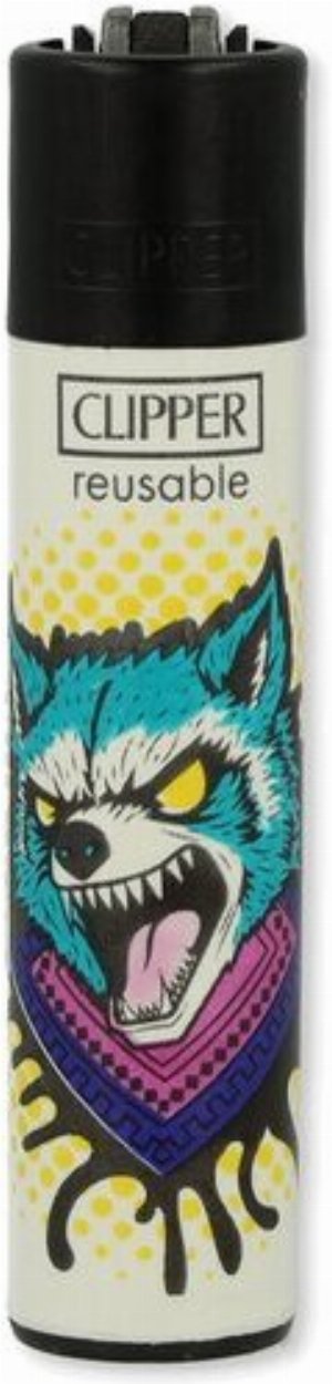 Clipper Gasfeuerzeug – Racoons-Edition „Waschbär 4v4