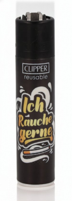 Clipper Gasfeuerzeug „Ich Rauche gerne