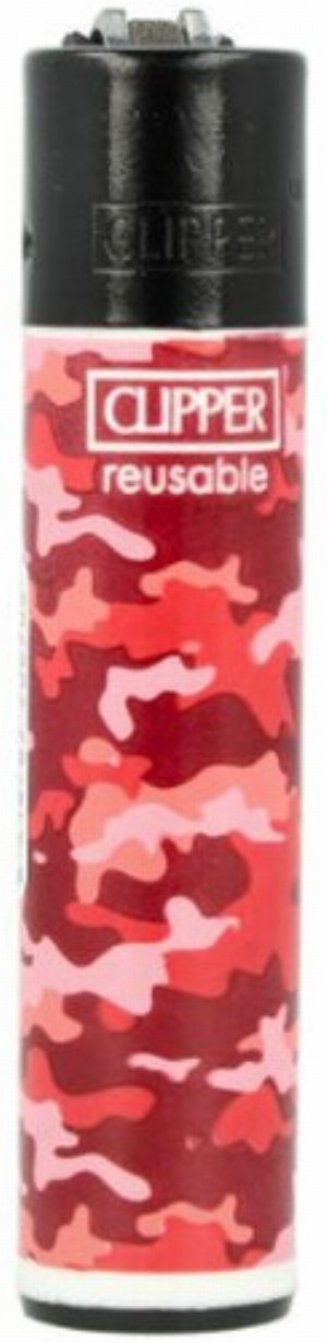 Clipper Gasfeuerzeug „Red Camouflage