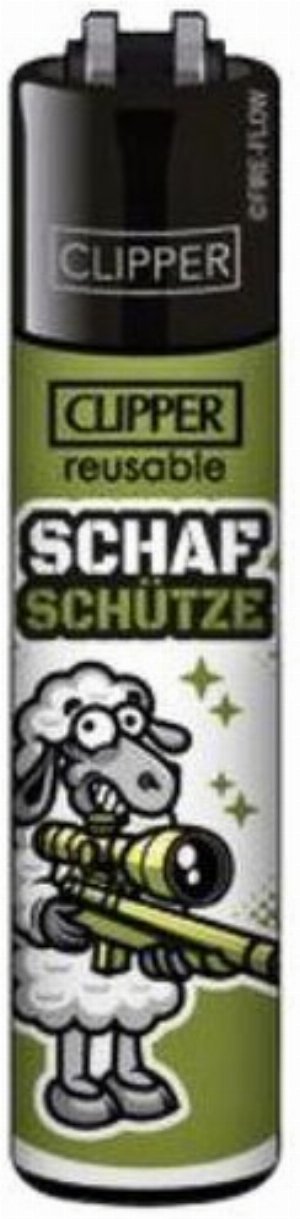Clipper Gasfeuerzeug „Schaf Schütze