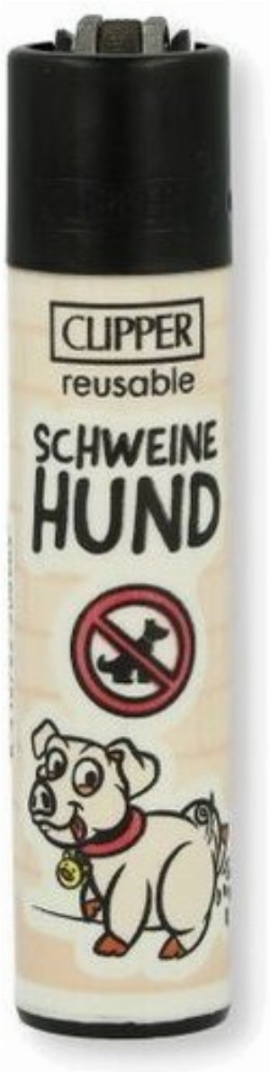 Clipper Gasfeuerzeug – „Schweinhund