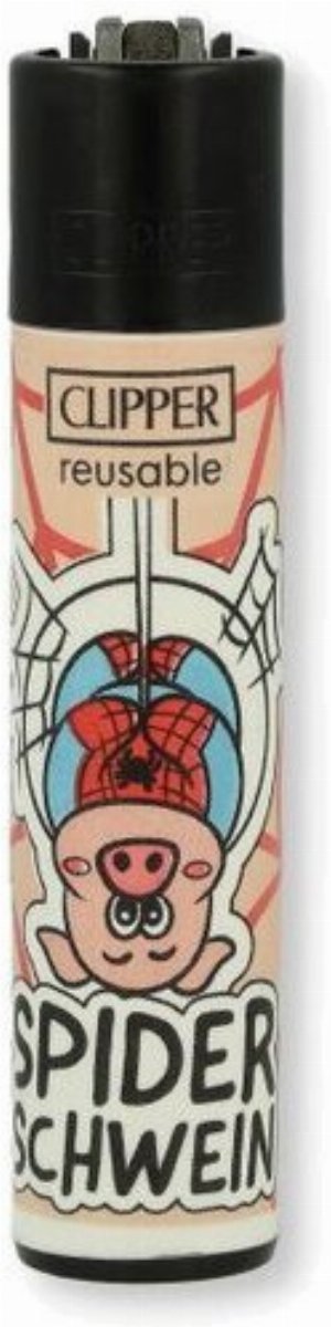 Clipper Gasfeuerzeug – „Spider Schwein
