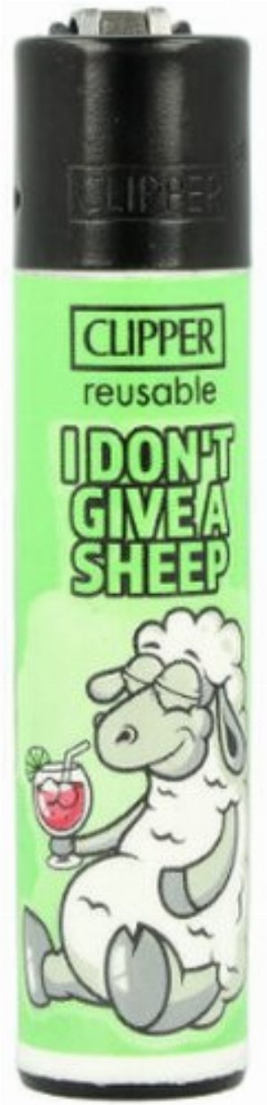 Clipper Gasfeuerzeug – Sheep-Edition „I Don't Give A Sheep