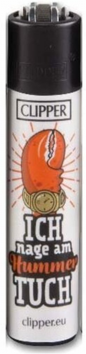 Clipper Gasfeuerzeug „Hummerschere & Uhr