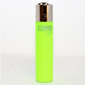 Clipper Soft Touch Feuerzeug – Grün