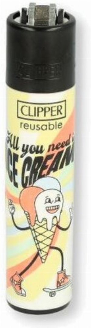 Clipper Feuerzeug „All you need is ICE CREAM