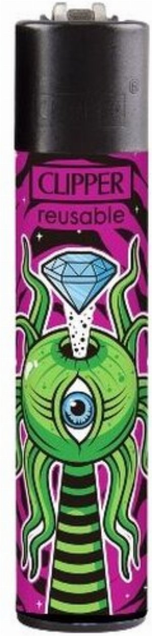 Clipper Gasfeuerzeug – Trippy Planets „Oktopus-Diamant