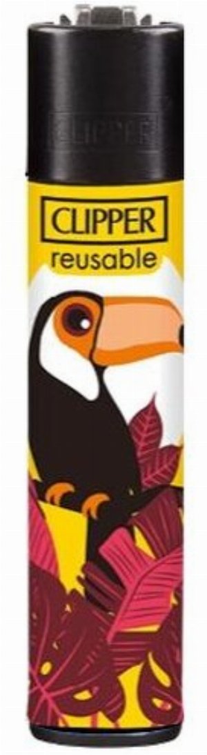 Clipper Tucans Edition – Motiv-Feuerzeug mit Stopfwerkzeug (3v4)