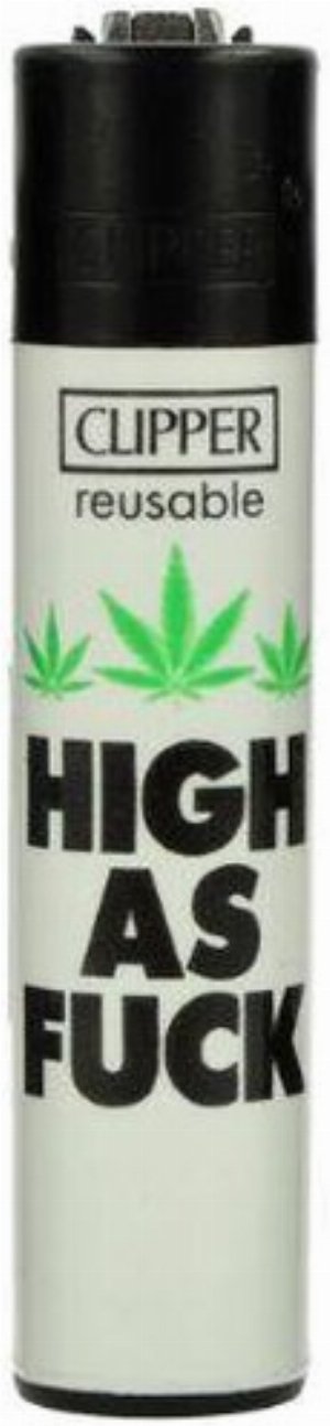 Clipper Nachfüllfeuerzeug – „High As Fuck