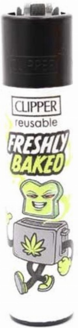 Clipper Nachfüllfeuerzeug – Weed Slogan 6 „Weed Toaster