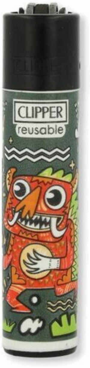 Clipper Weird Serie – Design-Gasfeuerzeug (Monster, Nr. 1v4)