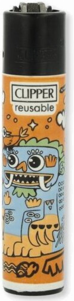 Clipper Weird Edition Gasfeuerzeug – Monster & Vogel (4v4)