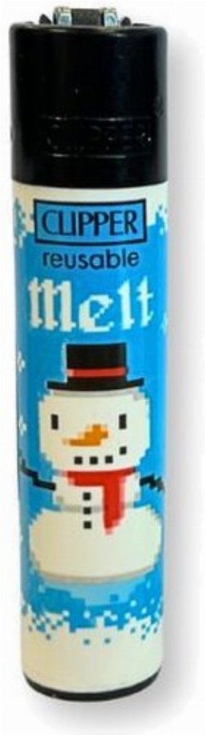 Clipper Gasfeuerzeug – Winter Pixel „Melt