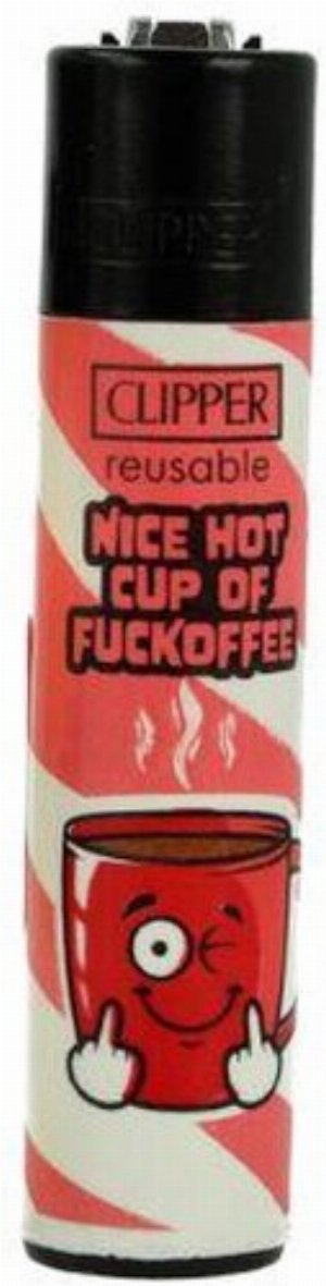 Clipper Feuerzeug „Nice Hot Cup of Fuckoffee