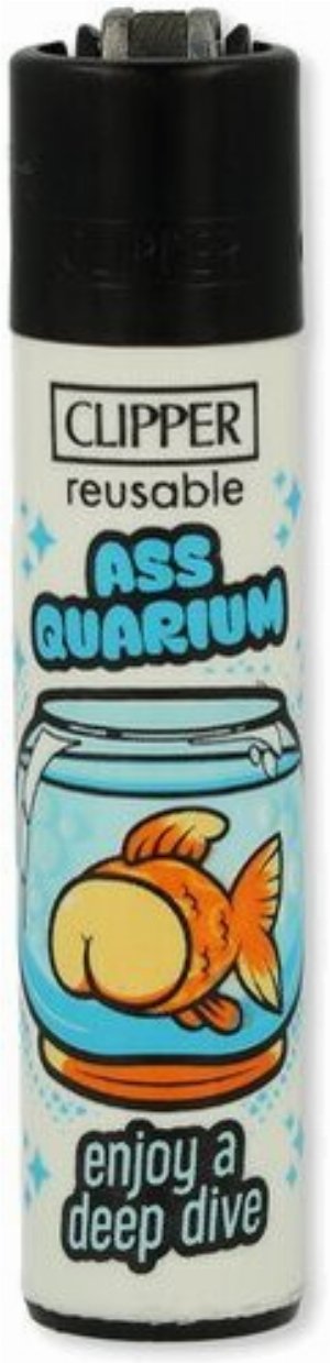 Clipper Gasfeuerzeug „Ass Quarium