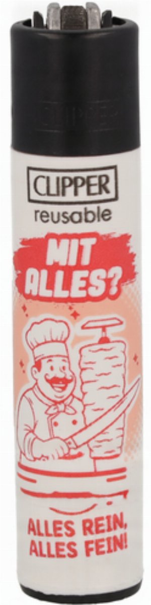 Clipper Feuerzeug – Döner Collection „Mit Alles?