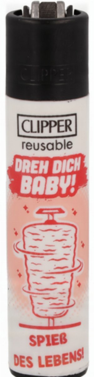 Clipper Feuerzeug „Dreh Dich Baby!