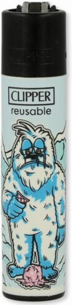 Clipper Softflame-Feuerzeug „Frozen Yetis