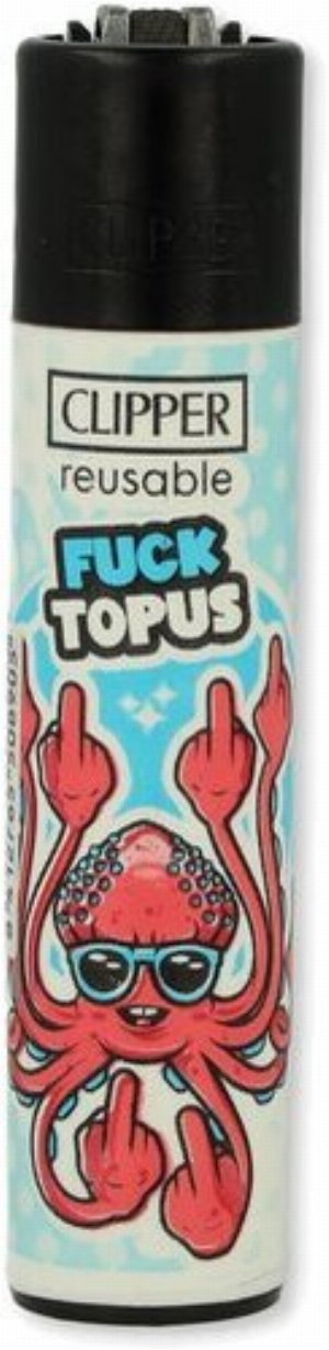 Clipper Softflame-Feuerzeug „Fucktopus