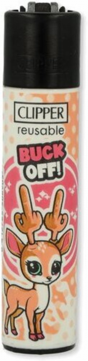 Clipper Feuerzeug „Buck Off!