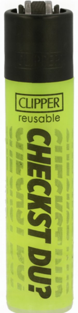 Clipper Feuerzeug „Checkst Du?