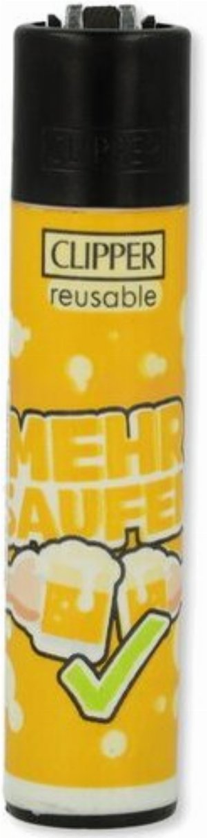 Clipper Feuerzeug „Mehr Saufen