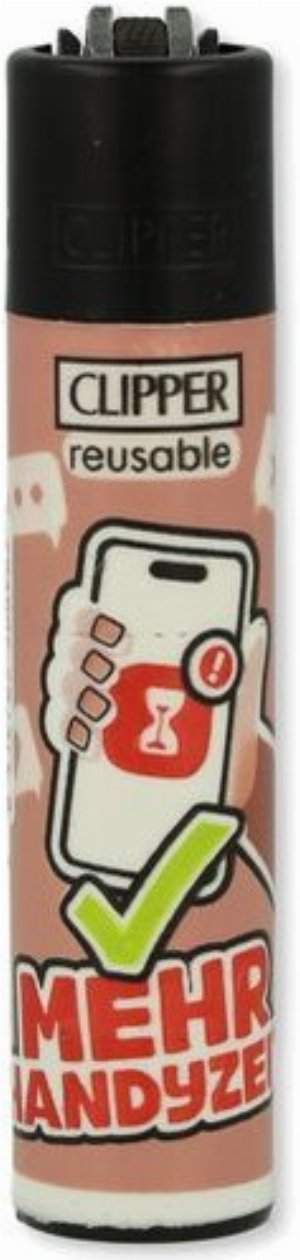 Clipper Gasfeuerzeug „Mehr Handyzeit