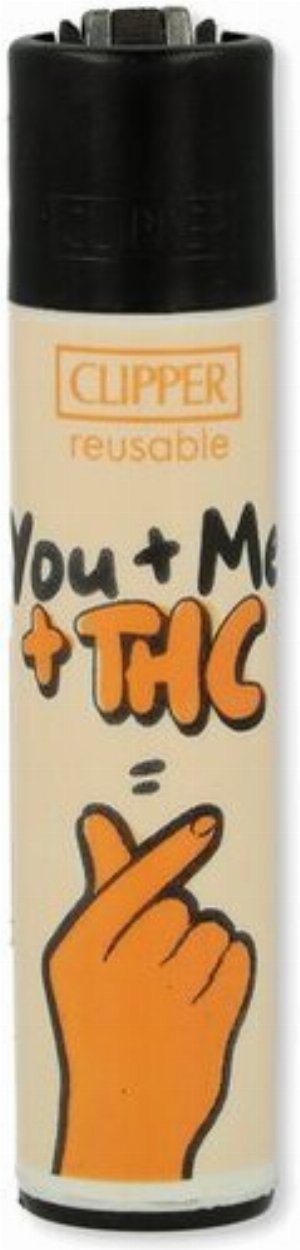 Clipper Gasfeuerzeug – Weed Valentine 2 „You + Me + THC