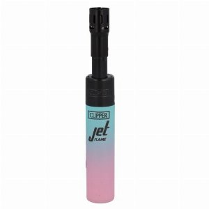 Clipper Stabfeuerzeug Metallic Grad Türkis-Rosa – Jetflame, Nr. 3 von 4