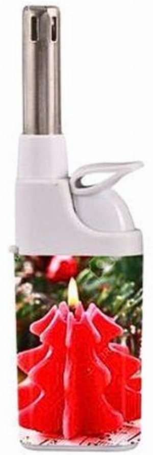 Mini Stabfeuerzeug Weihnachts-Edition „Brennende Kerze