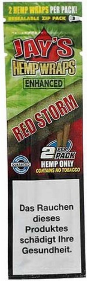 Jay's Blunts Red Storm Hemp Wraps – Kirschkuchen-Aroma