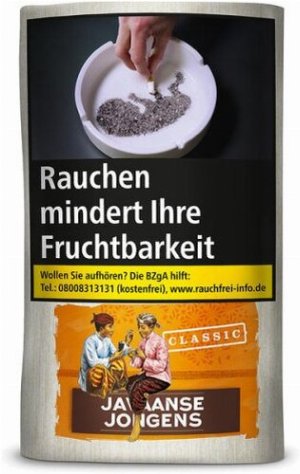 Javaanse Jongens Classic Päckchen 30 g Zigarettentabak
